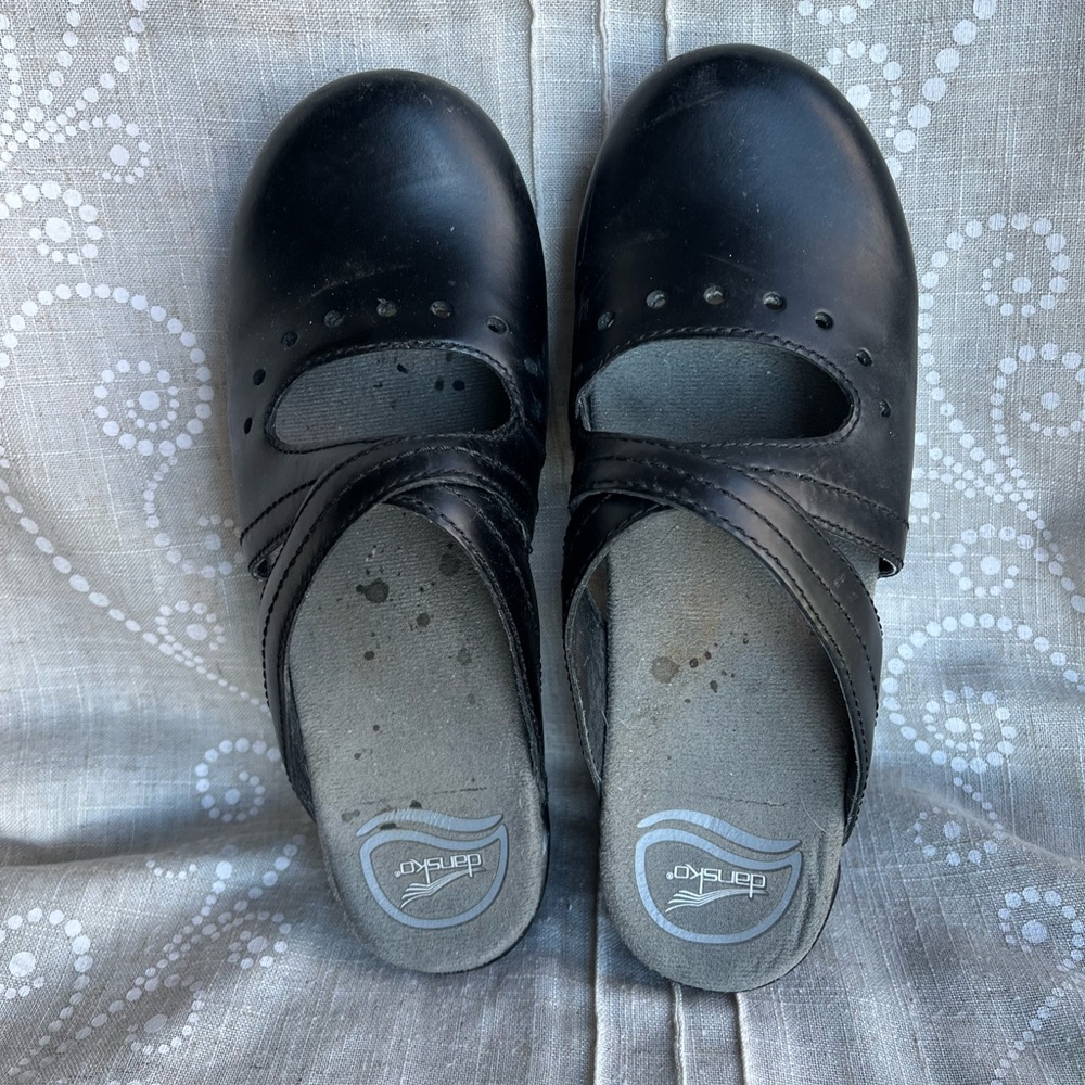 Dansko Susana Slip On platform Clogs 9801020200 size 37, 6.5-7